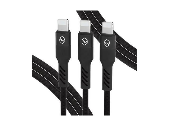 [아이폰 라이트닝 케이블] 이 제품 어때요? 신지모루 로프 아이폰 고속충전 케이블 3개