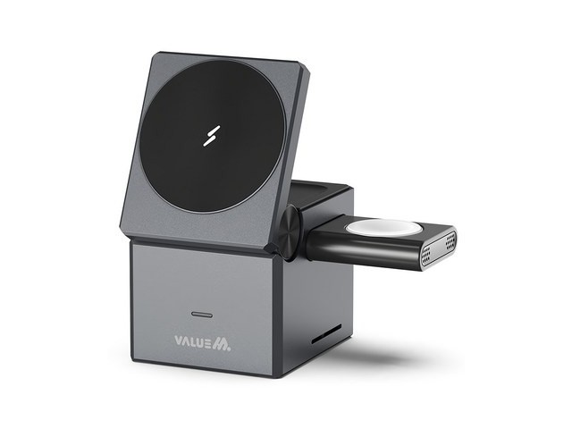 [아이폰 충전 거치대] 놓치지 마세요 밸류엠 큐브 3in1 맥세이프 고속 무선 충전기