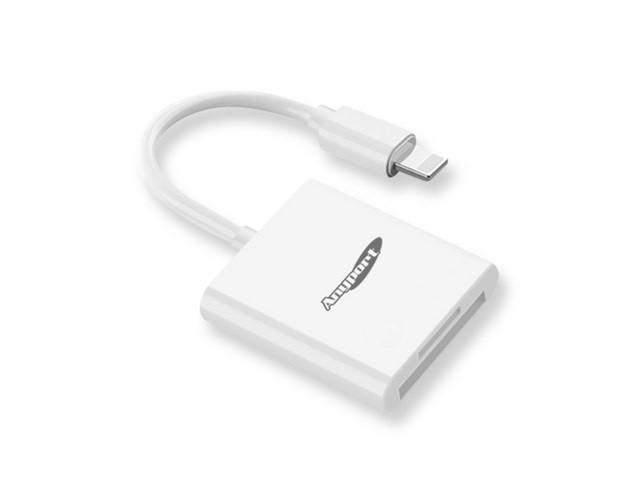 [카메라 메모리카드 아이폰] 찾던 제품 애니포트 아이폰 8핀 OTG SD / TF 카드리더기