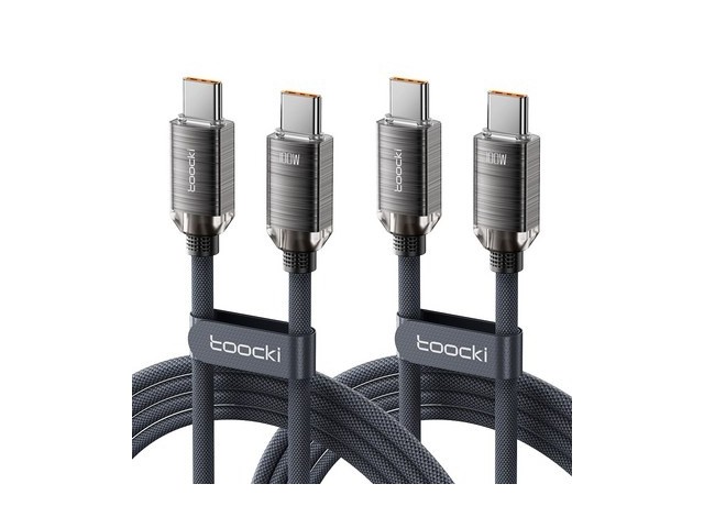 [c to 아이폰 고속 충전기 케이블] 인기 폭발 Toocki 100W C to C PD 초고속 충전 케이블
