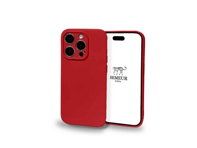 [아이폰 12맥세이프 가죽케이스 퍼시픽블루] 저렴한 가격 스메르 비비드컬러 실리콘 젤리 휴대폰 케이스